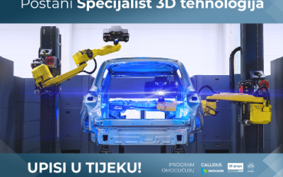 Specijalist 3D tehnologija – UPISI U TIJEKU
