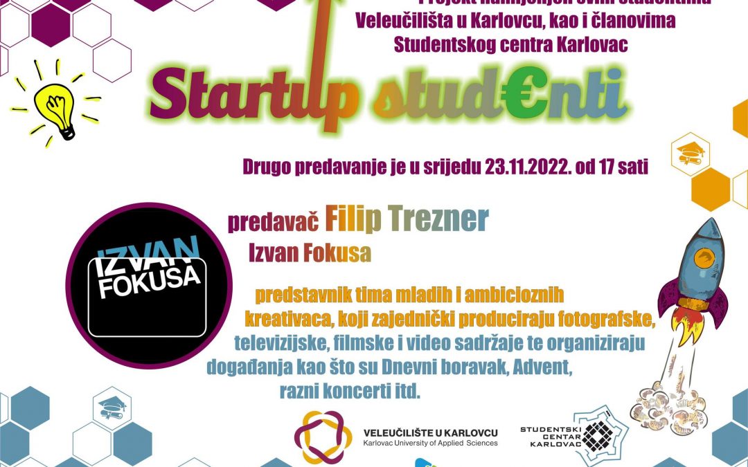 Danas drugo po redu predavanje iz projekta Startup studenti