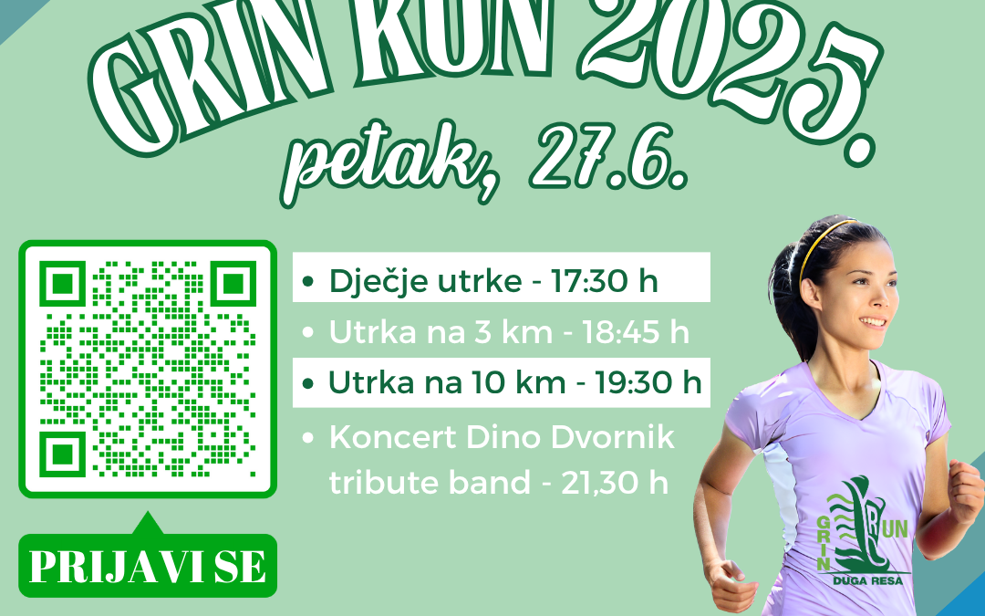 Privremena regulacija prometa zbog utrke Grin Run 2025. u Dugoj Resi